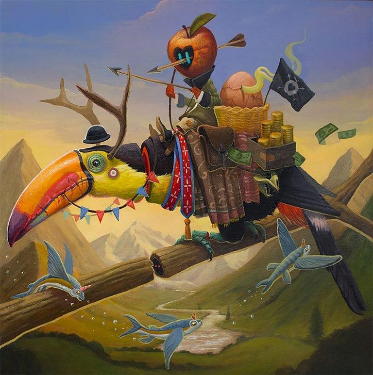 Dulk超現(xiàn)實主義風格動物插畫藝術(shù)