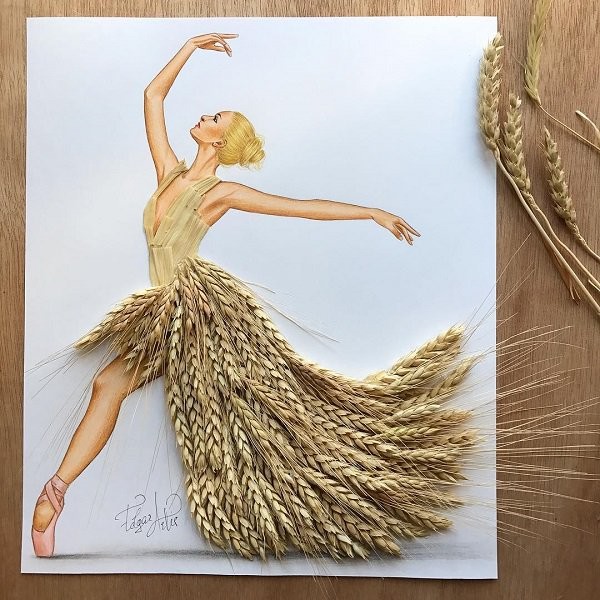 在平凡中創(chuàng)造不凡：時尚服飾拼貼畫欣賞（一）