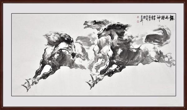 董事長辦公室設(shè)計時掛哪些裝飾畫，可以襯托出品味和修養(yǎng)《龍馬精神》