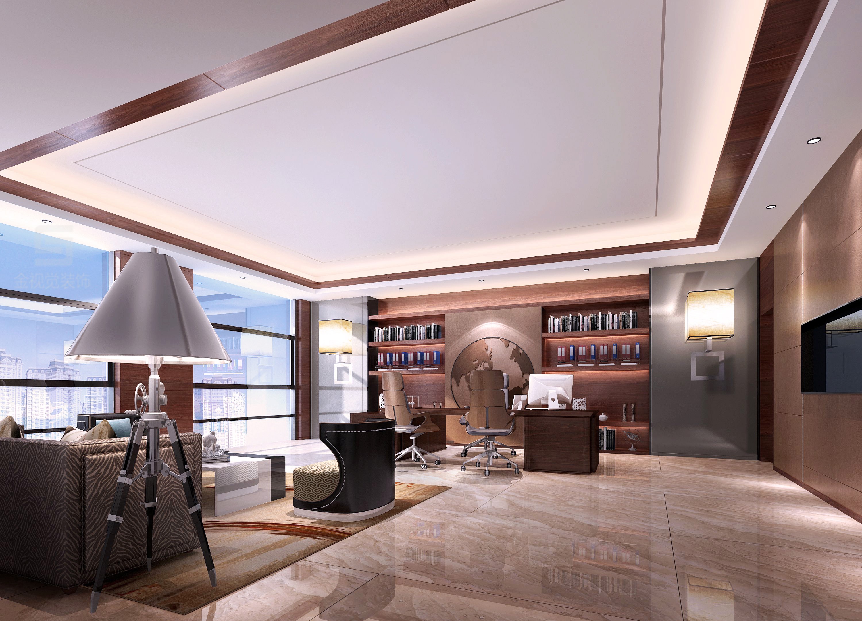 大氣總經(jīng)理室設(shè)計