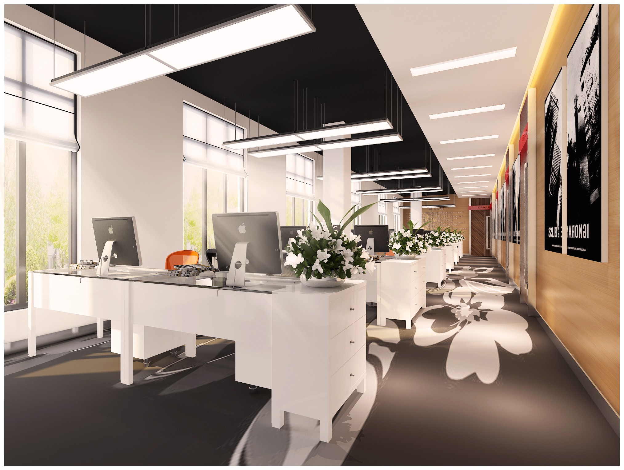 中介公司辦公區(qū)設(shè)計