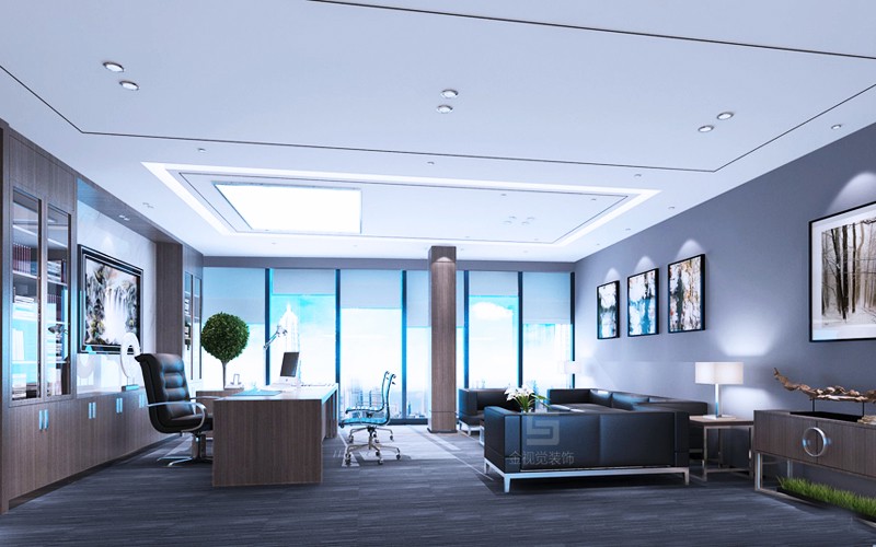 網(wǎng)絡(luò)公司經(jīng)理室裝修設(shè)計