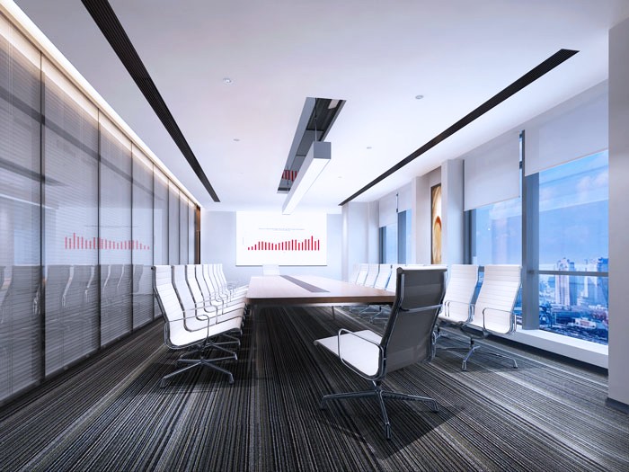 時(shí)尚、簡約辦公室會議室設(shè)計(jì)