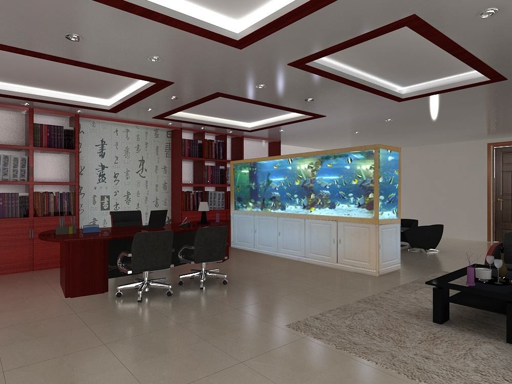 辦公室設(shè)計(jì)中魚(yú)缸怎么擺放？魚(yú)缸擺放注意什么？